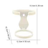 Maxbell Bag Cup Holder Handbag Accessories Foldable Water Bottle Holder White