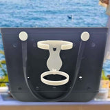 Maxbell Bag Cup Holder Handbag Accessories Foldable Water Bottle Holder White