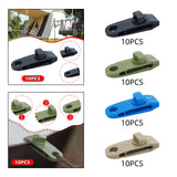 Maxbell 10x Tarp Clips Heavy Duty Boat Canopies Tarps Portable Fasteners Tent Clamps Black