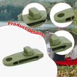 Maxbell 10x Tarp Clips Heavy Duty Boat Canopies Tarps Portable Fasteners Tent Clamps Green