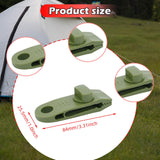 Maxbell 10x Tarp Clips Heavy Duty Boat Canopies Tarps Portable Fasteners Tent Clamps Green