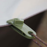 Maxbell 10x Tarp Clips Heavy Duty Boat Canopies Tarps Portable Fasteners Tent Clamps Green