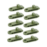 Maxbell 10x Tarp Clips Heavy Duty Boat Canopies Tarps Portable Fasteners Tent Clamps Green