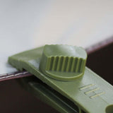 Maxbell 10x Tarp Clips Heavy Duty Boat Canopies Tarps Portable Fasteners Tent Clamps Green