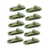 Maxbell 10x Tarp Clips Heavy Duty Boat Canopies Tarps Portable Fasteners Tent Clamps Green
