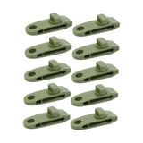 Maxbell 10x Tarp Clips Heavy Duty Boat Canopies Tarps Portable Fasteners Tent Clamps Green