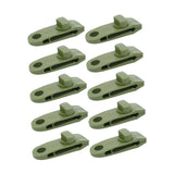Maxbell 10x Tarp Clips Heavy Duty Boat Canopies Tarps Portable Fasteners Tent Clamps Green