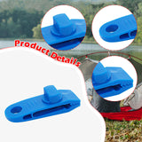 Maxbell 10x Tarp Clips Heavy Duty Boat Canopies Tarps Portable Fasteners Tent Clamps Blue