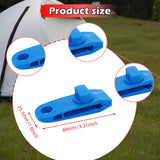 Maxbell 10x Tarp Clips Heavy Duty Boat Canopies Tarps Portable Fasteners Tent Clamps Blue