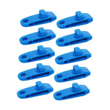 Maxbell 10x Tarp Clips Heavy Duty Boat Canopies Tarps Portable Fasteners Tent Clamps Blue