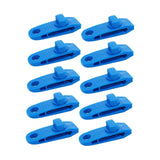 Maxbell 10x Tarp Clips Heavy Duty Boat Canopies Tarps Portable Fasteners Tent Clamps Blue