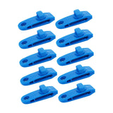 Maxbell 10x Tarp Clips Heavy Duty Boat Canopies Tarps Portable Fasteners Tent Clamps Blue