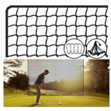 Maxbell Golf Netting Easy to Install Softball Backstop Net for Soccer Garage Outdoor