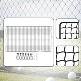 Maxbell Golf Netting Easy to Install Softball Backstop Net for Soccer Garage Outdoor