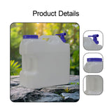 Maxbell Water Container with Faucet Portable Drink Dispenser for Cooking Bathing Car