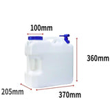 Maxbell Water Container with Faucet Portable Drink Dispenser for Cooking Bathing Car