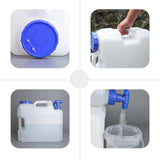 Maxbell Water Container with Faucet Portable Drink Dispenser for Cooking Bathing Car