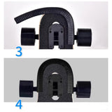 Maxbell Skateboard Deck Guard Protector Gear for Land Surfboard Longboard Board Black 35 cm
