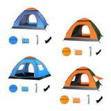 Maxbell Automatic Instant Tent Shelter Camping Tent for Backpacking Beach Trekking Top Window Blue