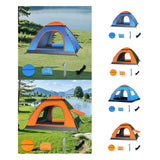Maxbell Automatic Instant Tent Shelter Camping Tent for Backpacking Beach Trekking Top Window Blue