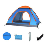 Maxbell Automatic Instant Tent Shelter Camping Tent for Backpacking Beach Trekking Top Window Blue