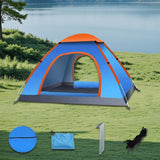 Maxbell Automatic Instant Tent Shelter Camping Tent for Backpacking Beach Trekking Top Window Blue
