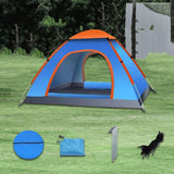 Maxbell Automatic Instant Tent Shelter Camping Tent for Backpacking Beach Trekking Top Window Blue