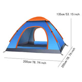 Maxbell Automatic Instant Tent Shelter Camping Tent for Backpacking Beach Trekking Top Window Blue