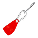 Maxbell Ratchet Pulley Tensioning Device with Carabiner Hooks Rope Tightener Ratchet Red Large