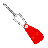 Maxbell Ratchet Pulley Tensioning Device with Carabiner Hooks Rope Tightener Ratchet Red Large