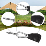 Maxbell Ratchet Pulley Tensioning Device with Carabiner Hooks Rope Tightener Ratchet Black Large