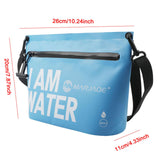 Maxbell Waterproof Dry Bag Lightweight Purse Tote Handbag for Beach Outdoor Kayaking Pink