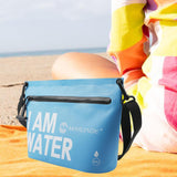 Maxbell Waterproof Dry Bag Lightweight Purse Tote Handbag for Beach Outdoor Kayaking Pink