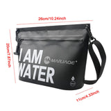 Maxbell Waterproof Dry Bag Lightweight Purse Tote Handbag for Beach Outdoor Kayaking Black