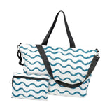 Maxbell Beach Tote Bag Portable Large Capacity Sandproof Travel Tote for Family Trip Green