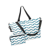 Maxbell Beach Tote Bag Portable Large Capacity Sandproof Travel Tote for Family Trip Green