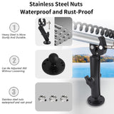 Maxbell Trolling Motor Stabilizer Support Parts for Flat Bottom Boats Boating Sports