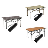 Maxbell Folding Camping Picnic Table Compact for Tailgating Outdoor Cooking Backyard silvery