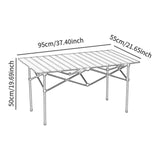 Maxbell Folding Camping Picnic Table Compact for Tailgating Outdoor Cooking Backyard brown
