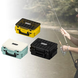 Maxbell Fishing Tackle Box Portable Organizer for Birthday Gift Freshwater Traveling yellow