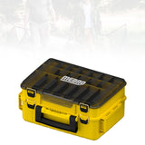 Maxbell Fishing Tackle Box Portable Organizer for Birthday Gift Freshwater Traveling yellow