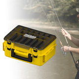 Maxbell Fishing Tackle Box Portable Organizer for Birthday Gift Freshwater Traveling yellow