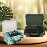 Maxbell Fishing Tackle Box Portable Organizer for Birthday Gift Freshwater Traveling blue