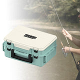 Maxbell Fishing Tackle Box Portable Organizer for Birthday Gift Freshwater Traveling blue