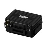 Maxbell Fishing Tackle Box Portable Organizer for Birthday Gift Freshwater Traveling black