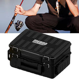 Maxbell Fishing Tackle Box Portable Organizer for Birthday Gift Freshwater Traveling black