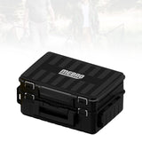 Maxbell Fishing Tackle Box Portable Organizer for Birthday Gift Freshwater Traveling black