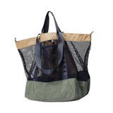 Maxbell Mesh Beach Bag Casual for Women Shoulder Bag for Vacation Essentials Outdoor Gray Green