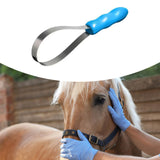 Maxbell Horse Brush Scraper Cleaning Tool Horse Hair Comb for Cattle Horse Livestock Single Loop