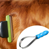 Maxbell Horse Brush Scraper Cleaning Tool Horse Hair Comb for Cattle Horse Livestock Single Loop